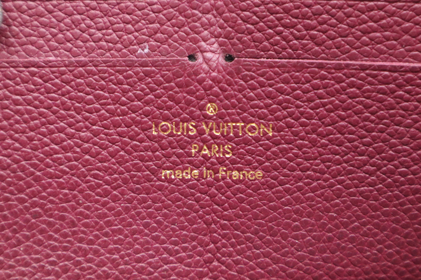 Louis Vuitton Zippy Long Wallet in Purple Empreinte Leather