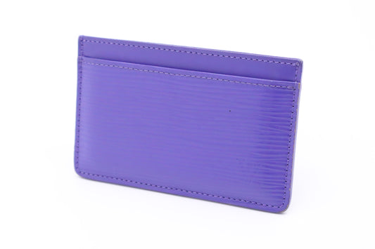 Louis Vuitton Card Holder in Purple Epi Leather