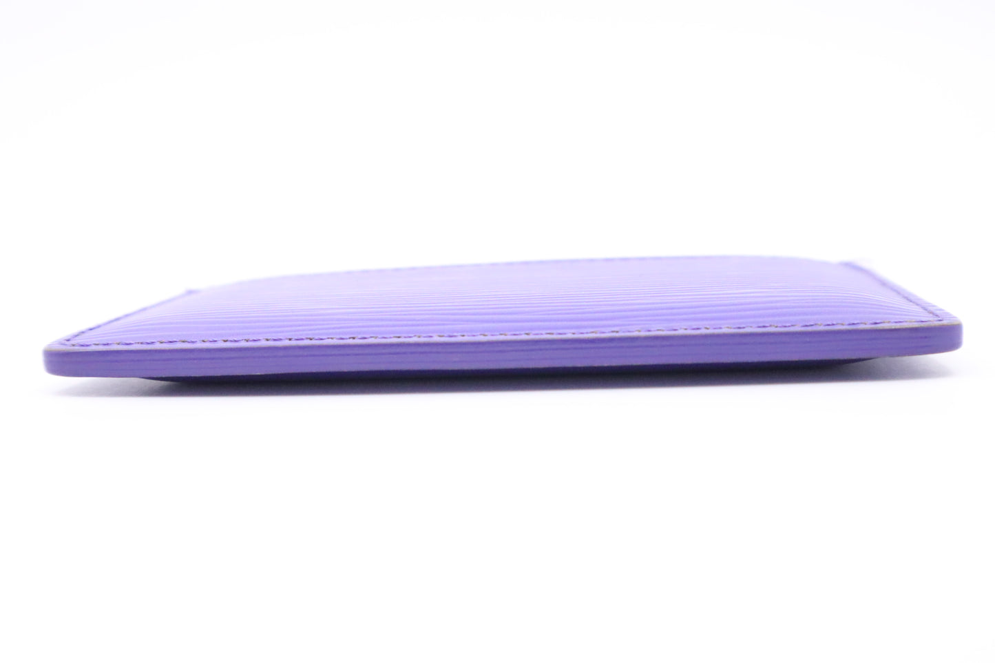 Louis Vuitton Card Holder in Purple Epi Leather