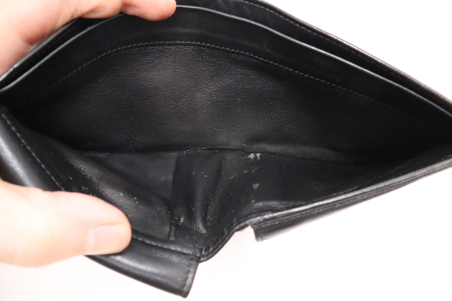 Bottega Veneta Bifold Wallet in Black Intrecciato Leather