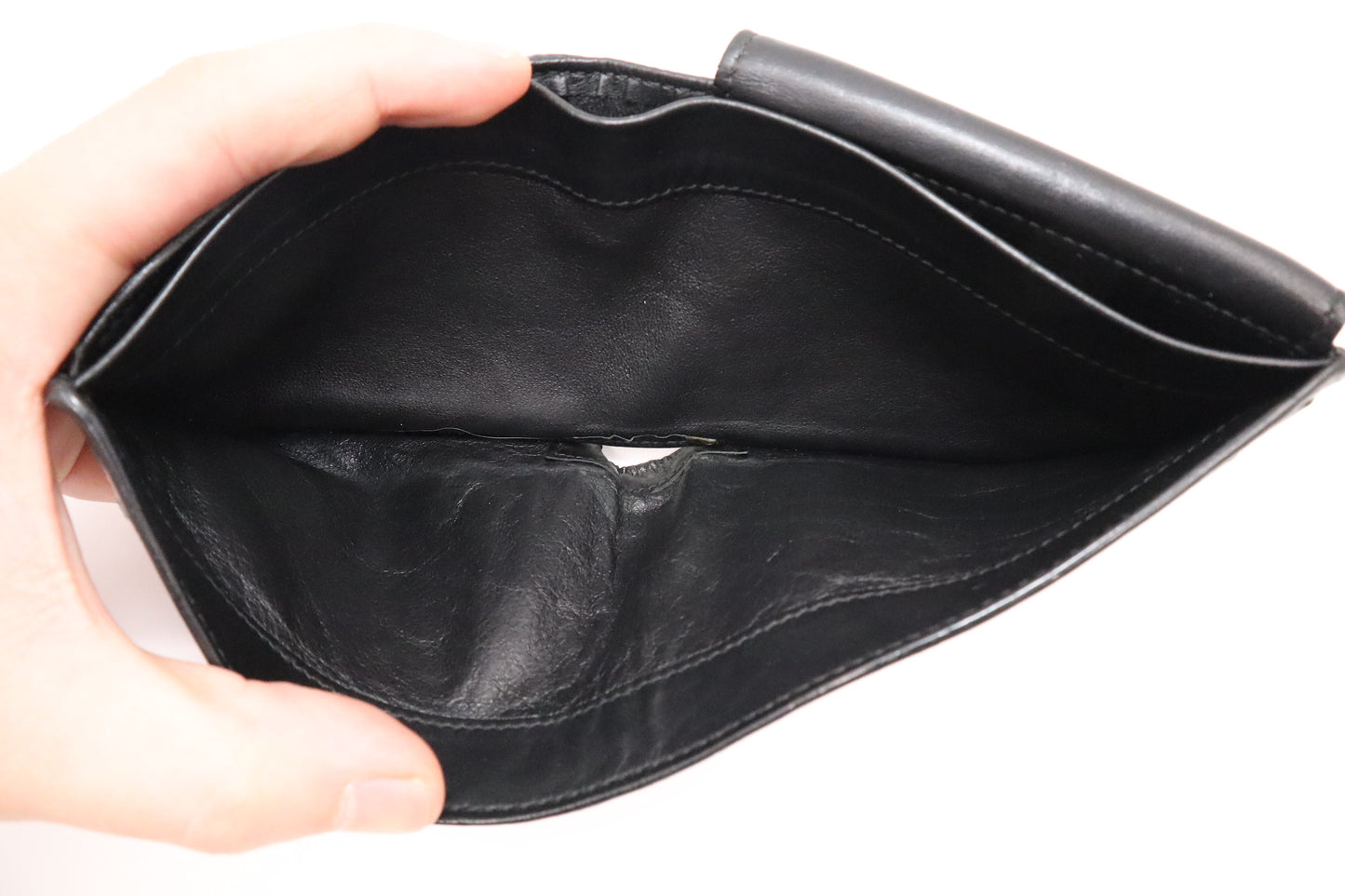 Bottega Veneta Bifold Wallet in Black Intrecciato Leather