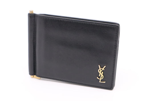 YSL Saint Laurent Bifold Wallet in Black Leather