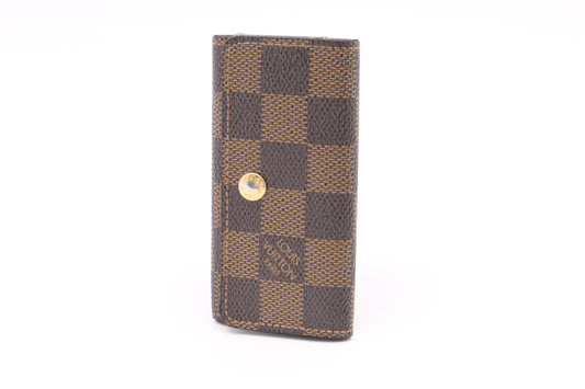 Louis Vuitton Key Case in Damier Ebene Canvas