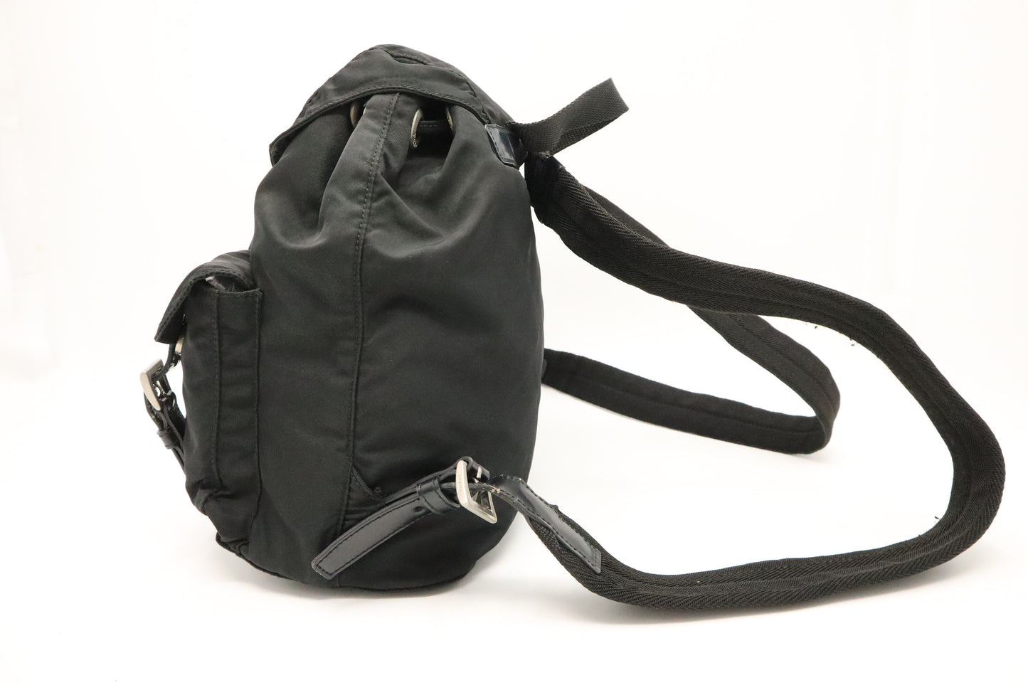 Prada Backpack in Black Vela Nylon