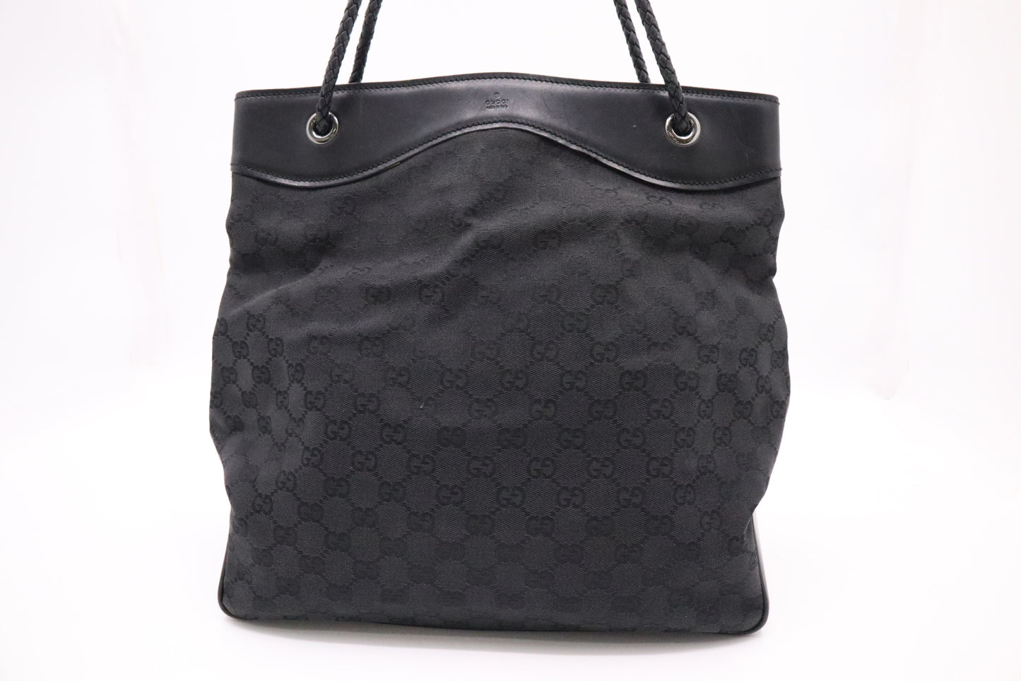 Gucci Gifford Tote Bag in Black GG Canvas