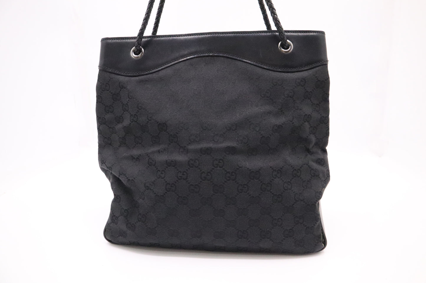 Gucci Gifford Tote Bag in Black GG Canvas