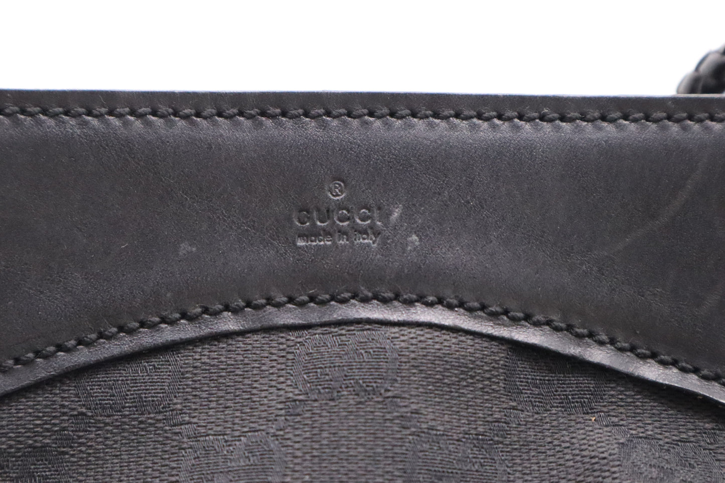 Gucci Gifford Tote Bag in Black GG Canvas
