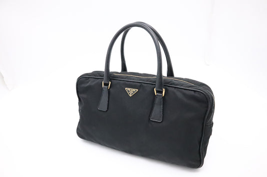 Prada Handbag in Black Nylon