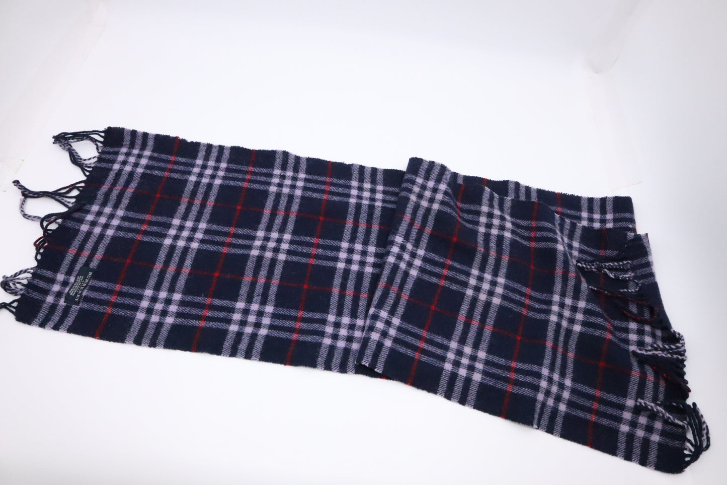Burberry Scarf in Blue Cashmere