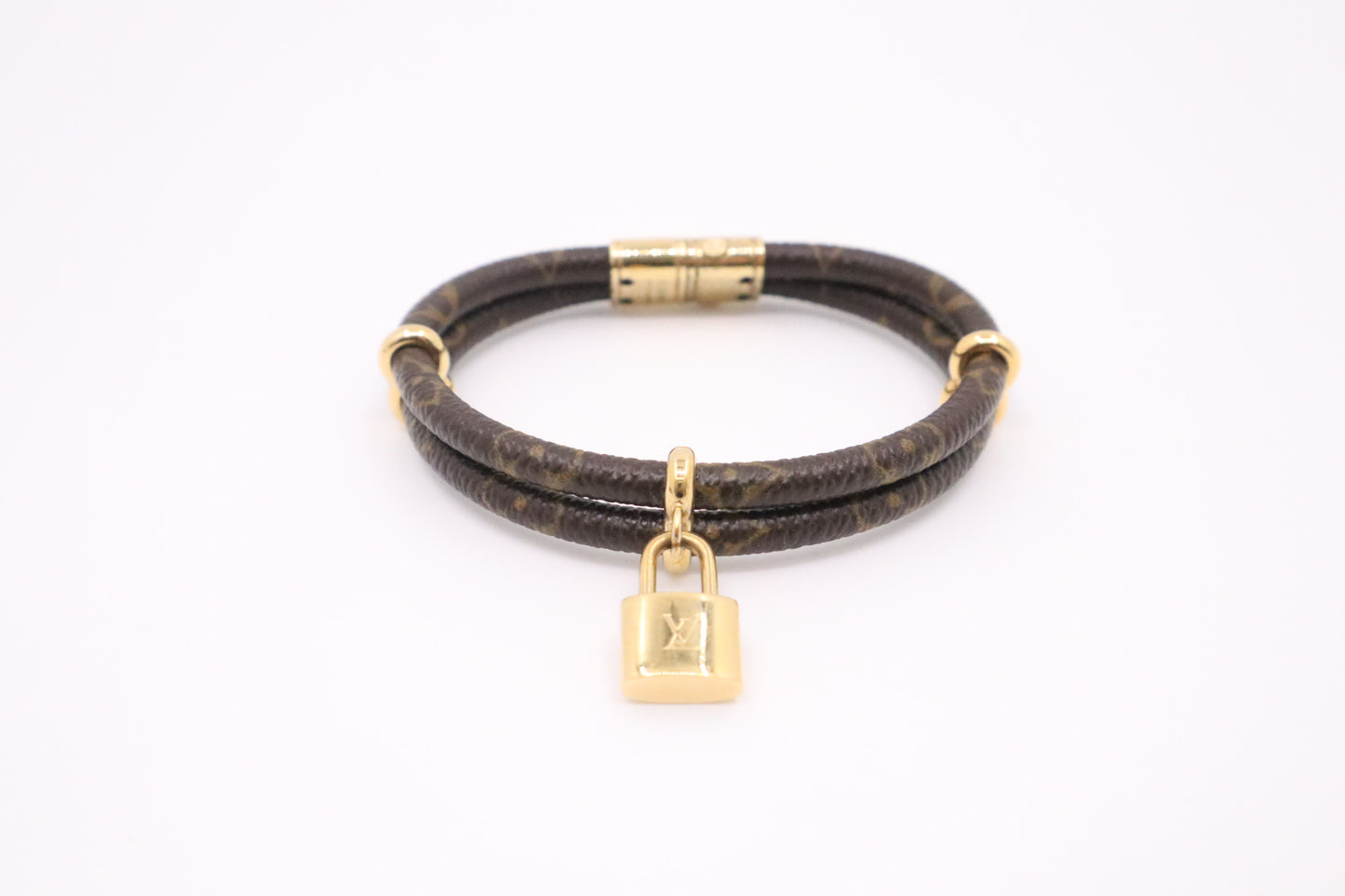 Louis Vuitton Keep It Twice Bracelet in Monogram Canvas