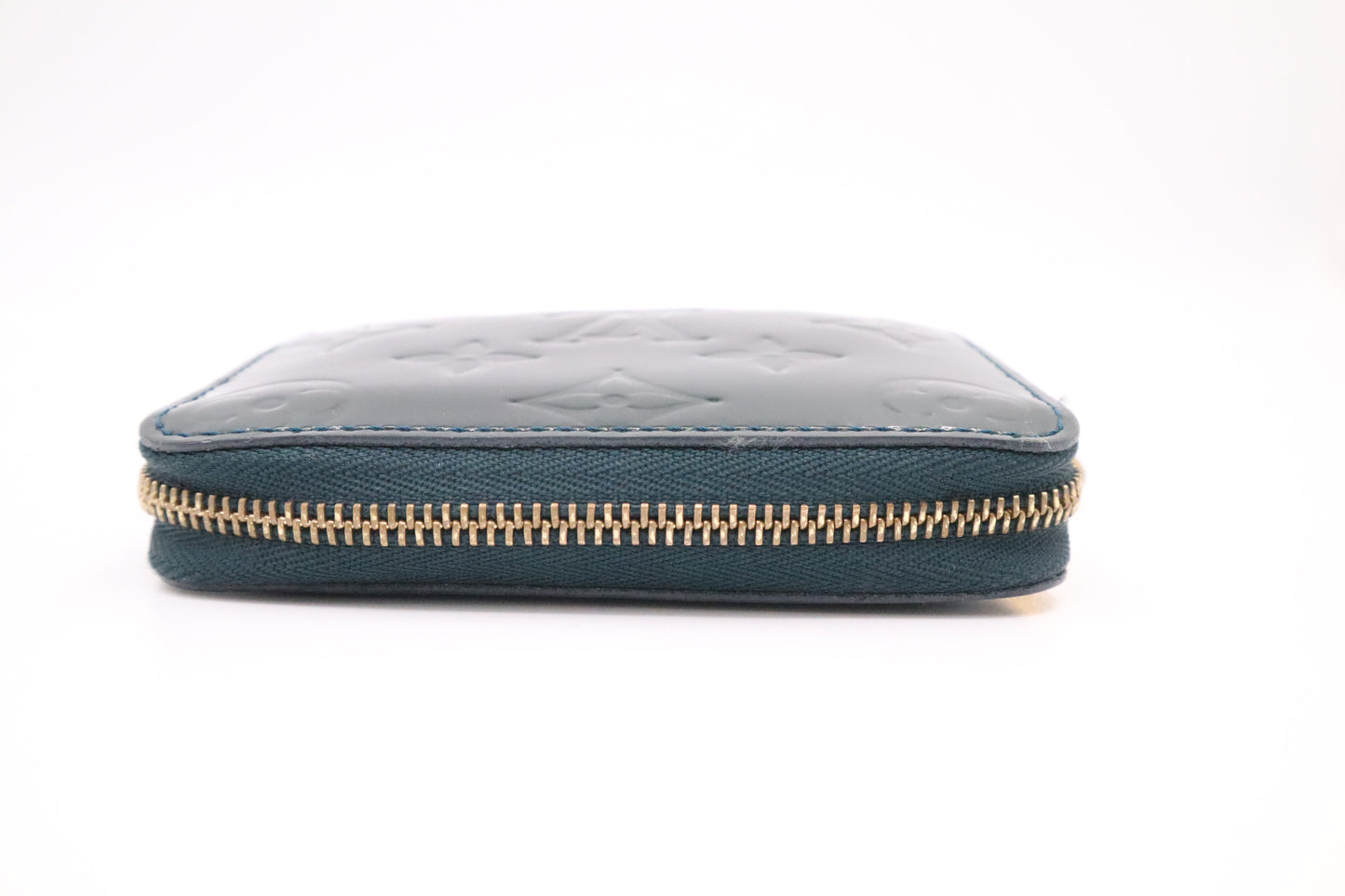 Louis Vuitton Zippy Coin Wallet in Green Vernis Leather