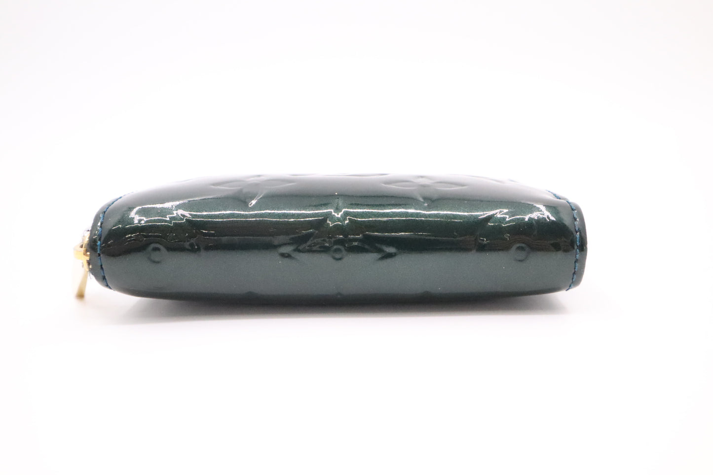 Louis Vuitton Zippy Coin Wallet in Green Vernis Leather