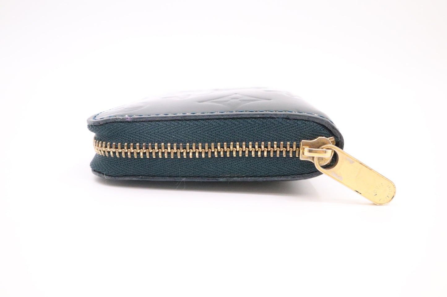 Louis Vuitton Zippy Coin Wallet in Green Vernis Leather