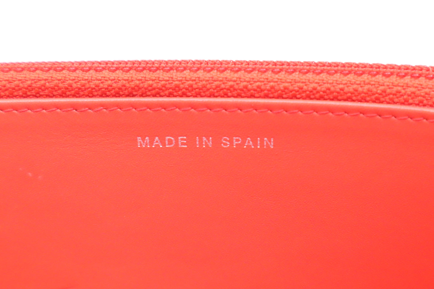 Chanel Wallet on Chain in Red-Orange Patent Leather