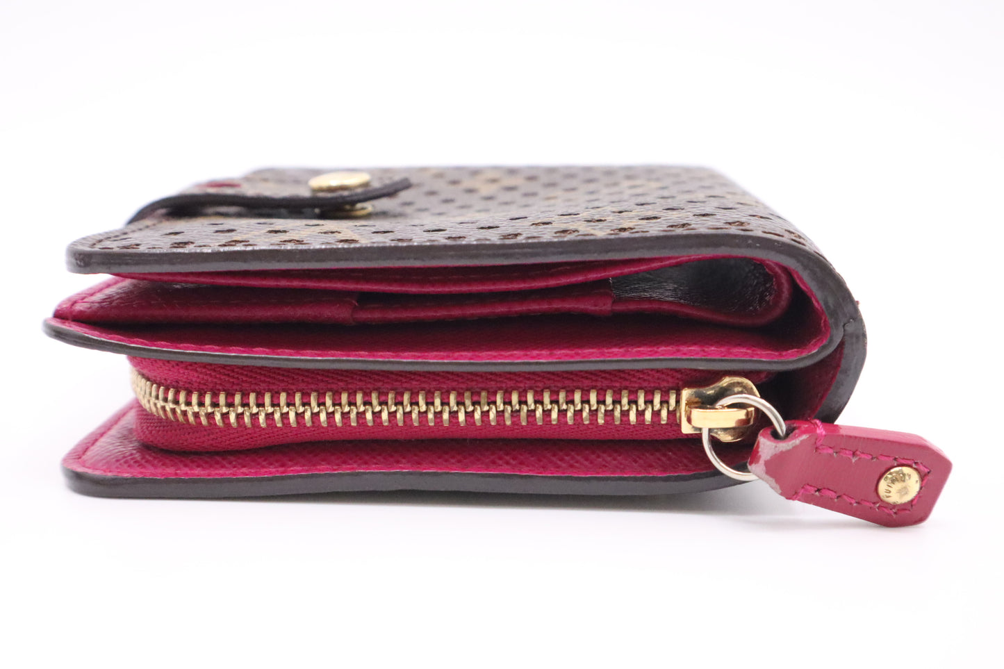 Louis Vuitton Compact Zippy in Perforated Monogram Canvas