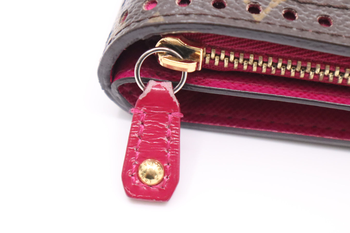Louis Vuitton Compact Zippy in Perforated Monogram Canvas