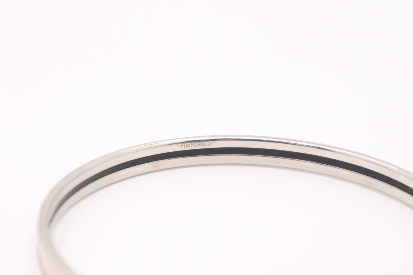 Hermes Uni Bangle in Pale Pink