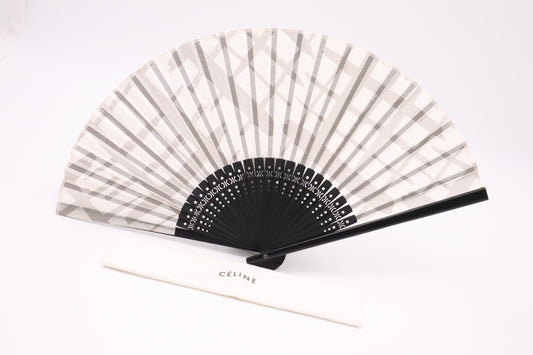 Celine Fan in Black, White, & Gray