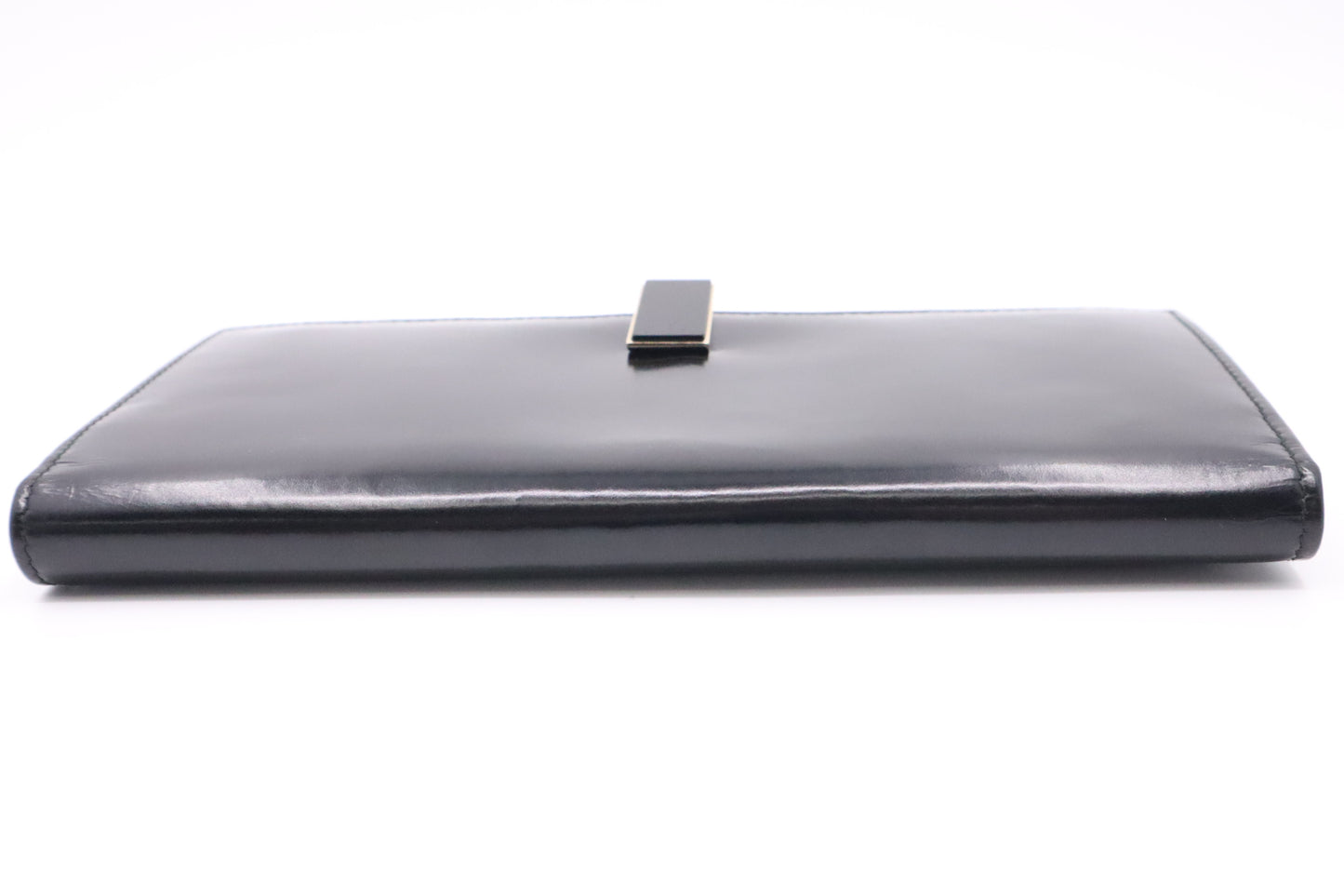 Gucci Long Wallet in Black Patent Leather
