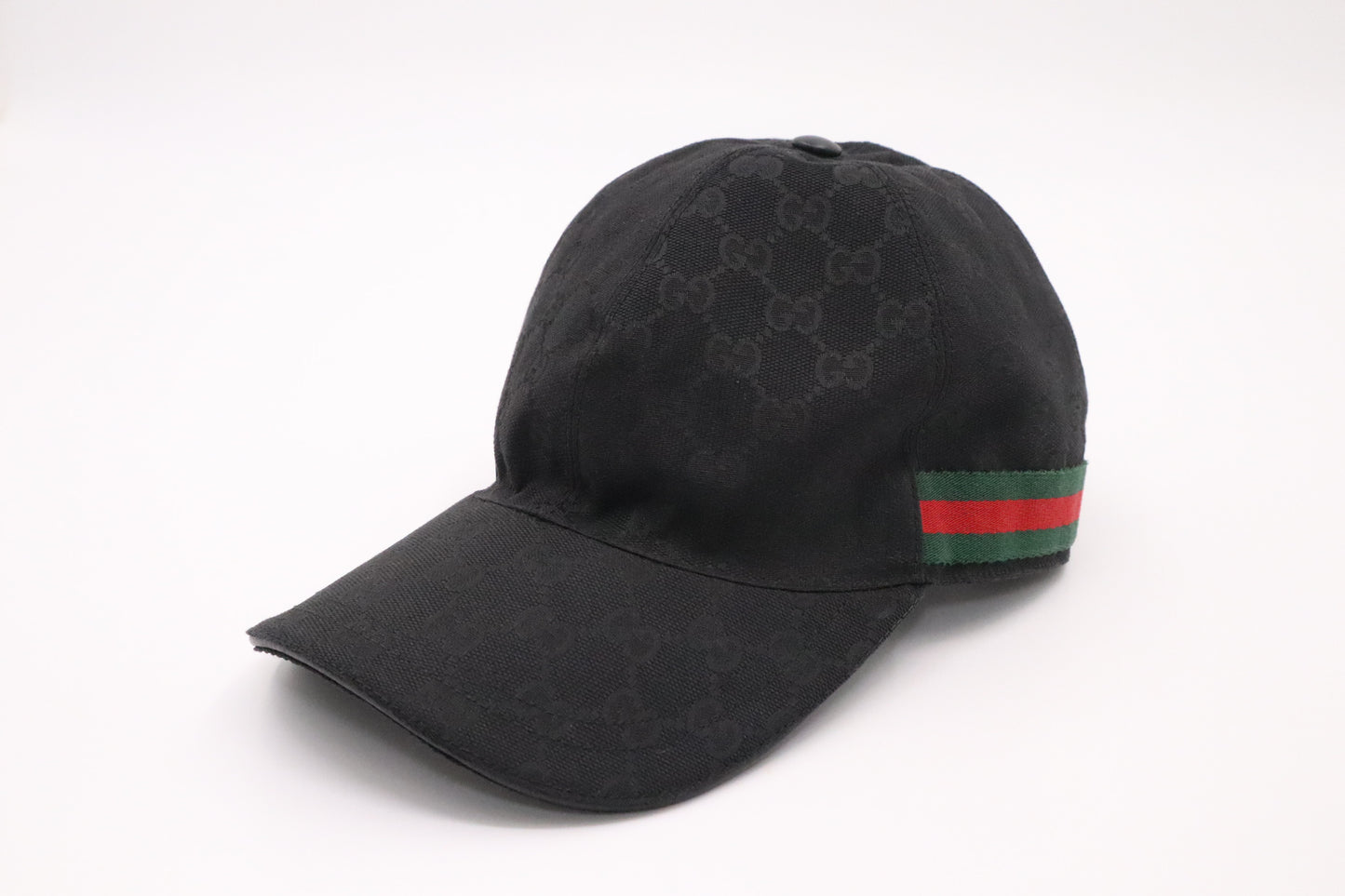 Gucci Cap in Black GG Canvas