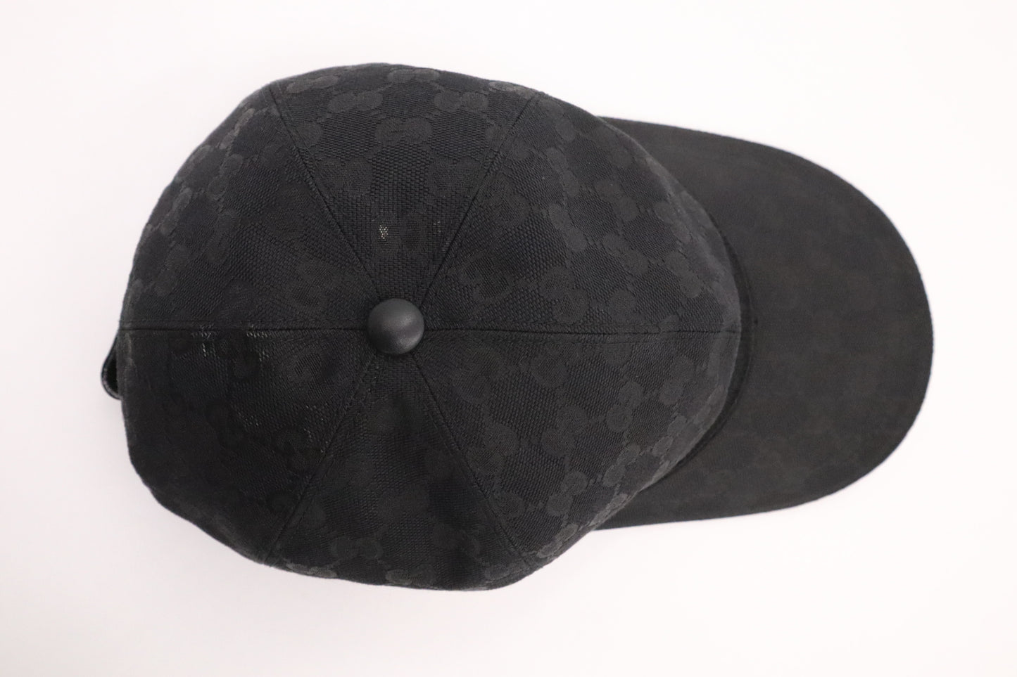 Gucci Cap in Black GG Canvas