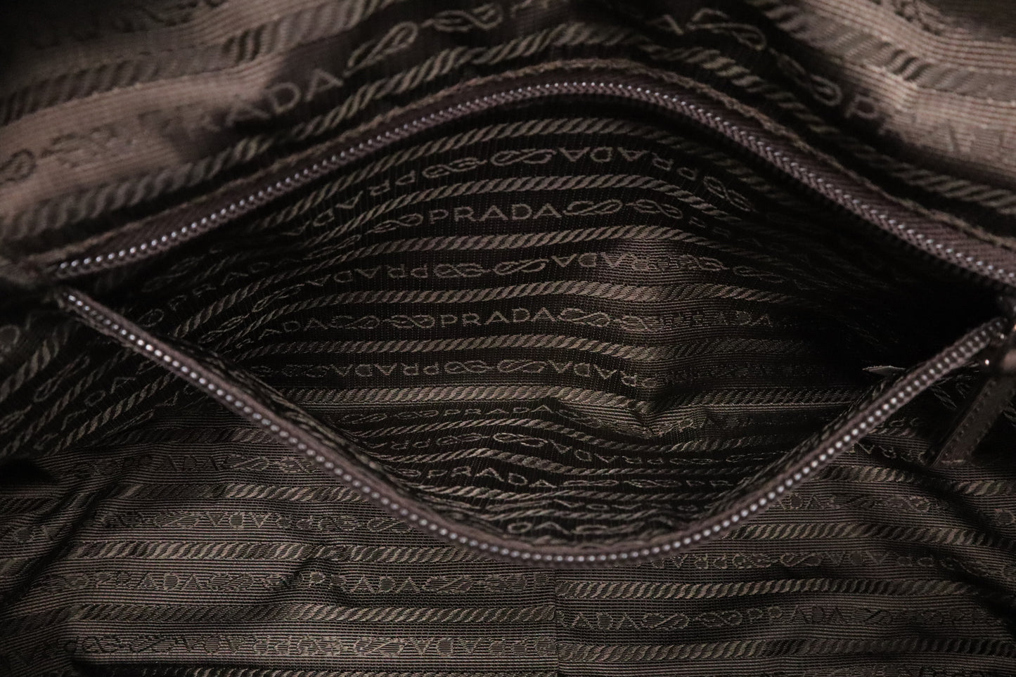 Prada Handbag in Red Nylon Canvas