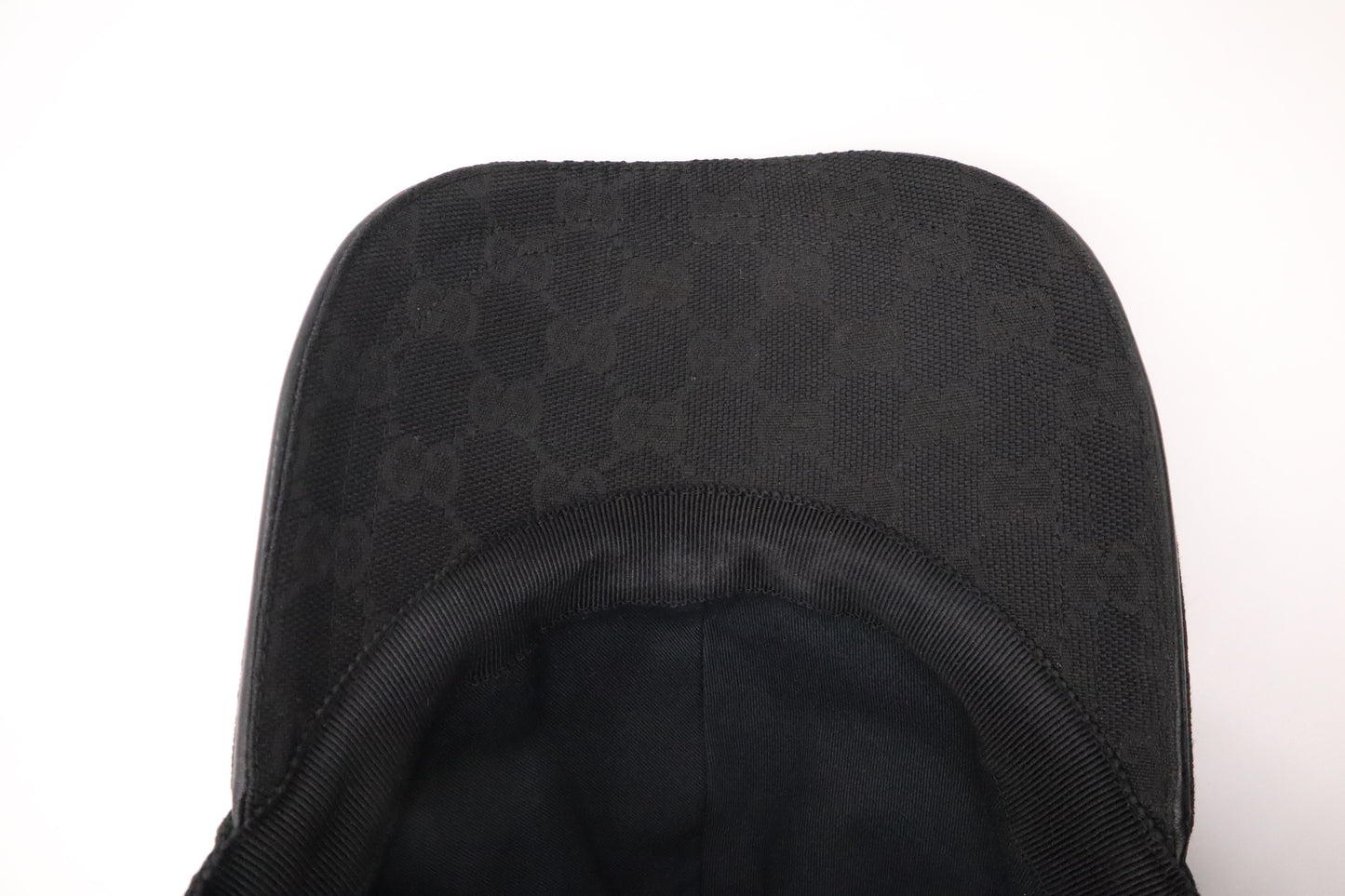 Gucci Cap in Black GG Canvas