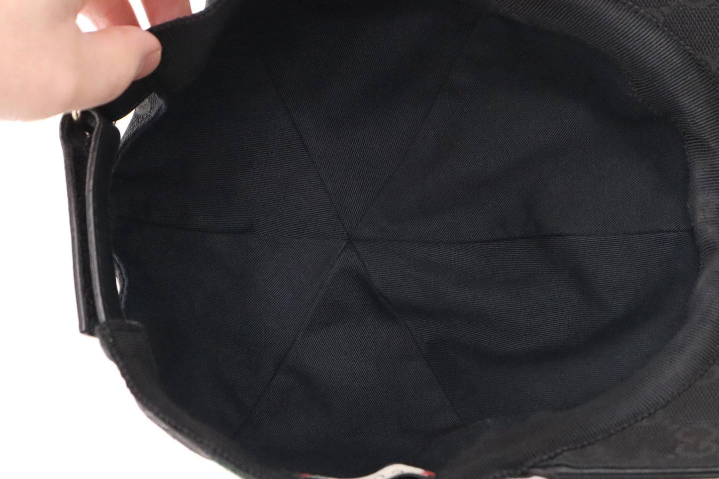 Gucci Cap in Black GG Canvas