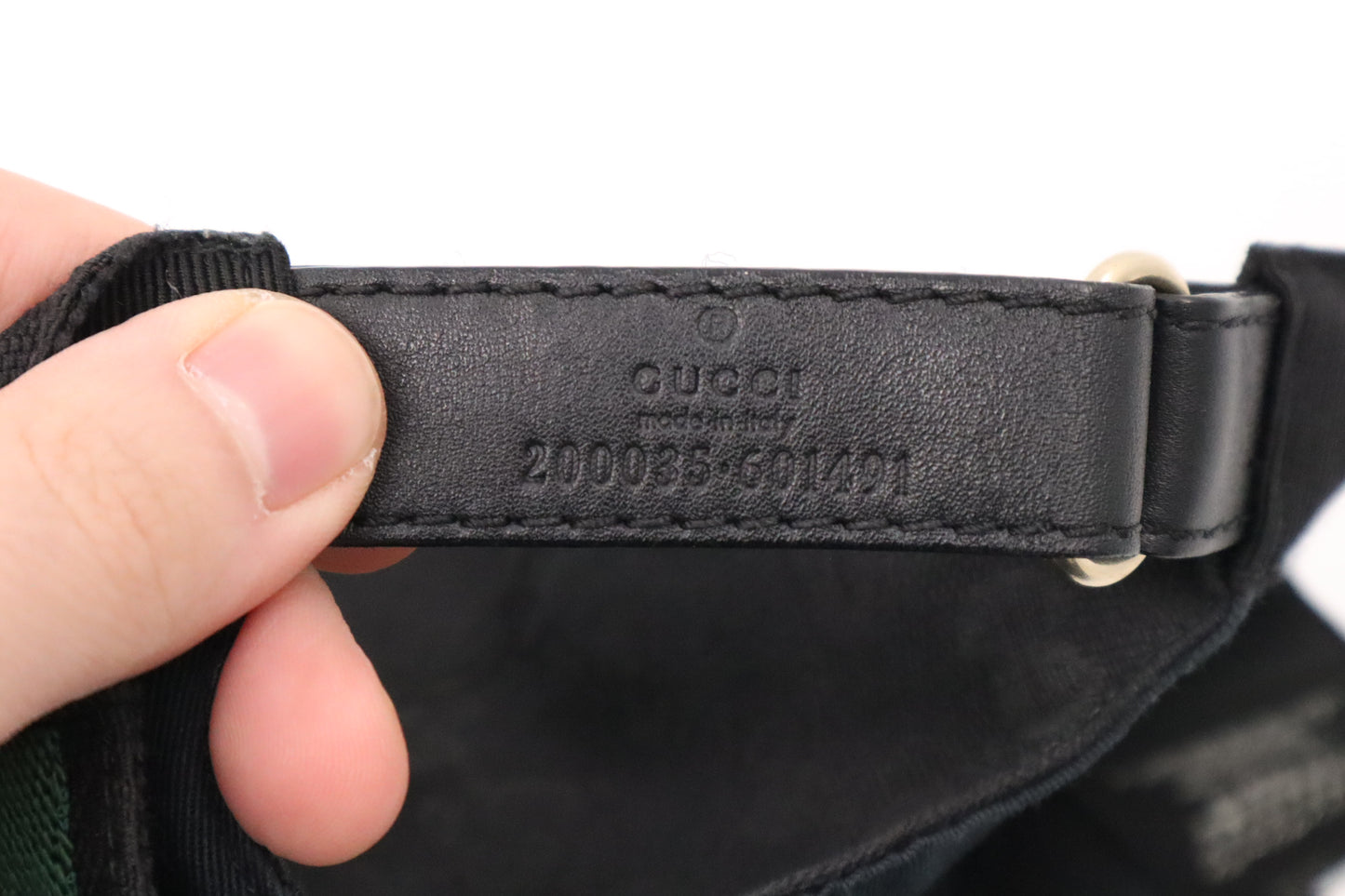 Gucci Cap in Black GG Canvas