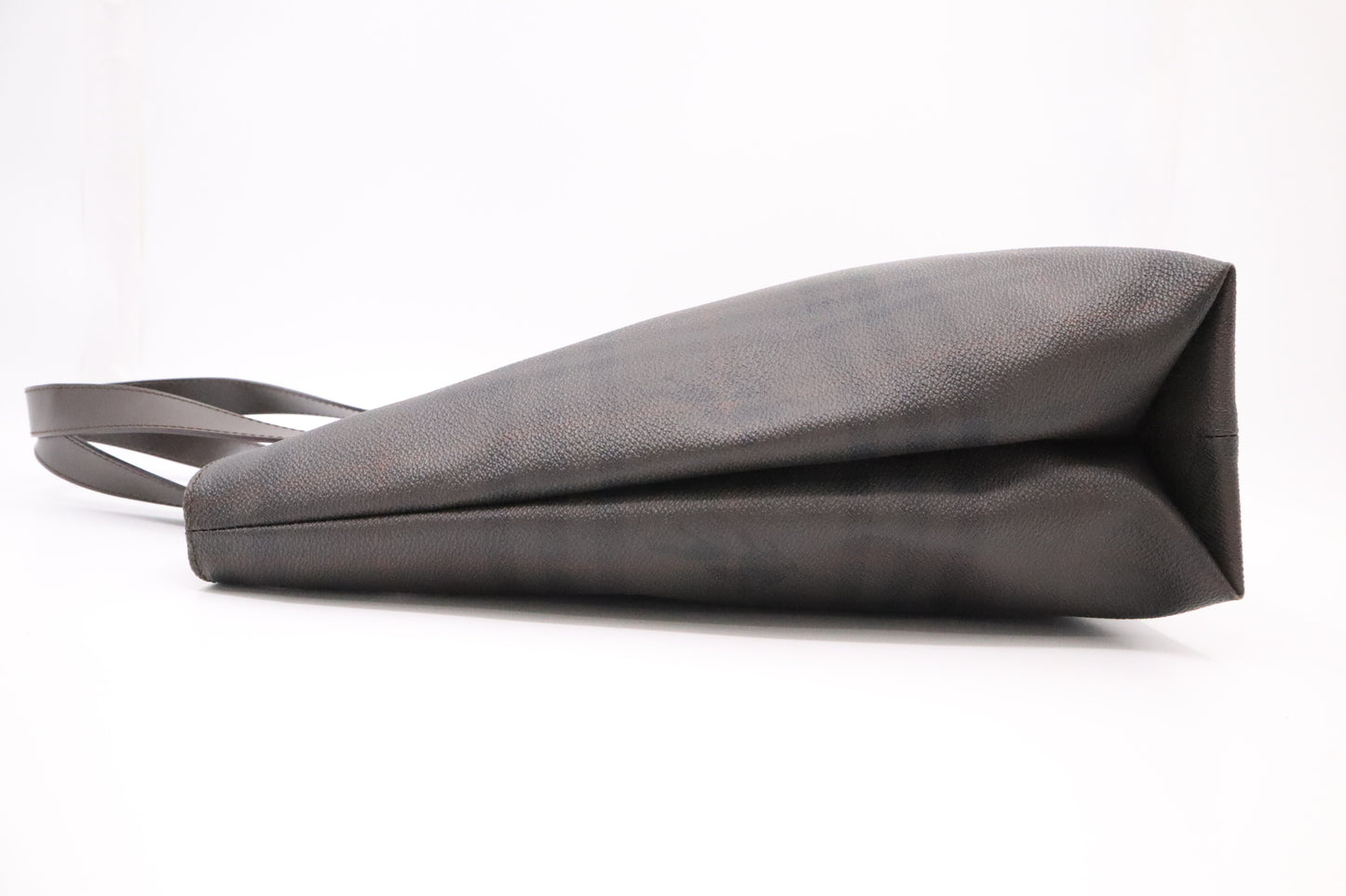 Burberry Tote in Dark Brown Checked Canvas