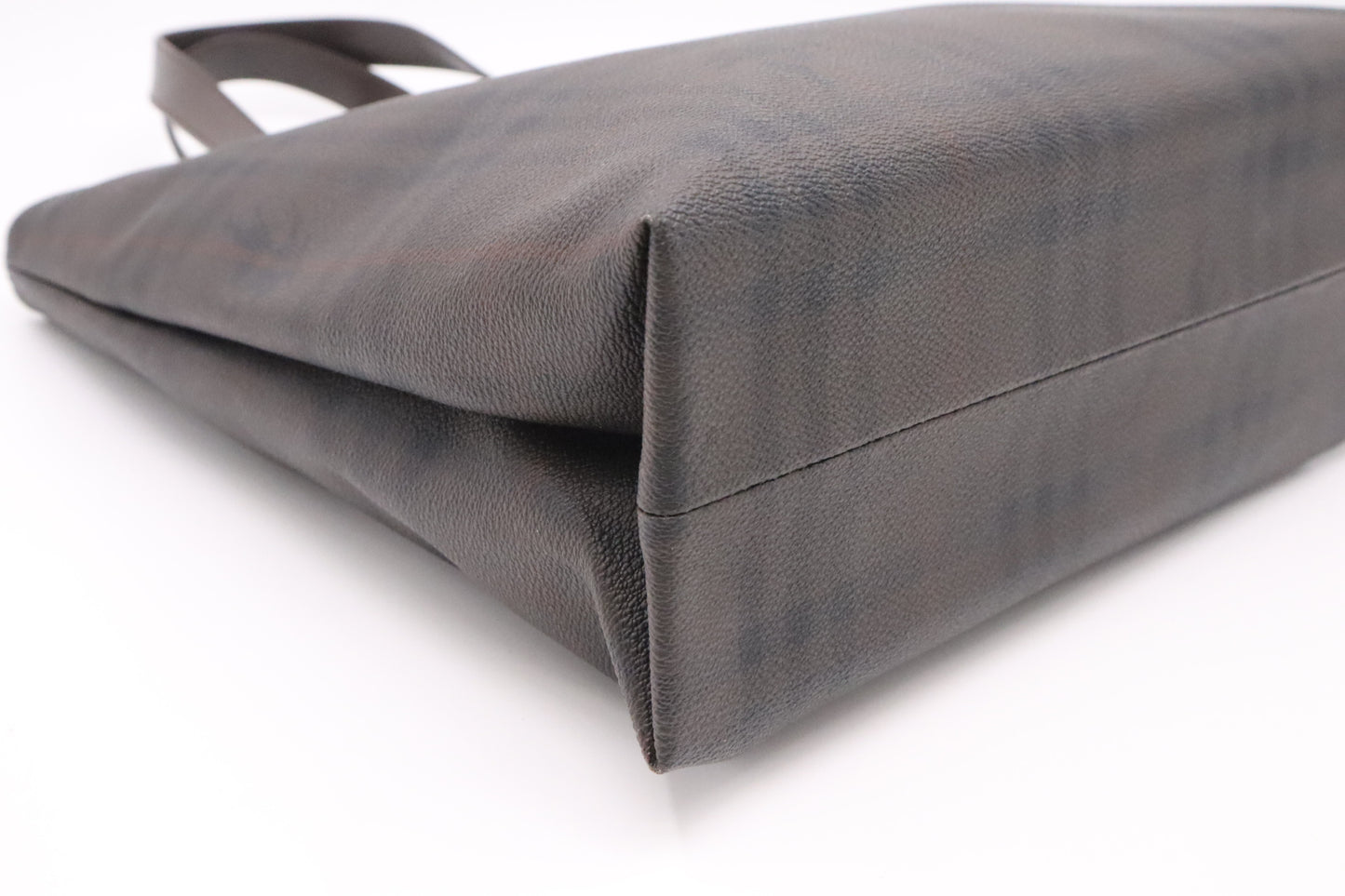 Burberry Tote in Dark Brown Checked Canvas
