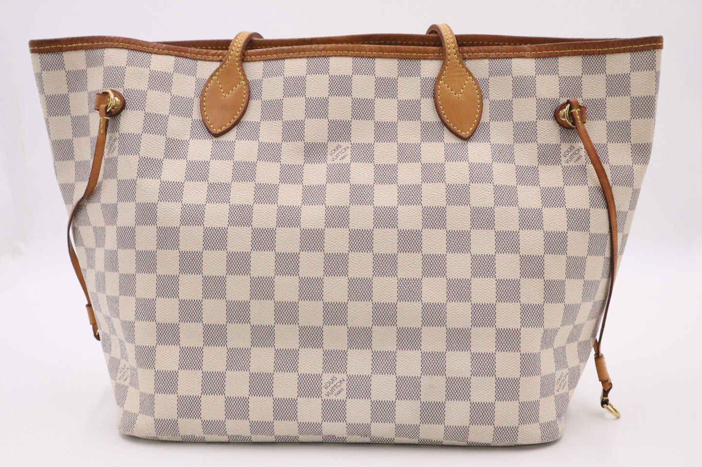 Louis Vuitton Neverfull MM in Damier Azur Canvas