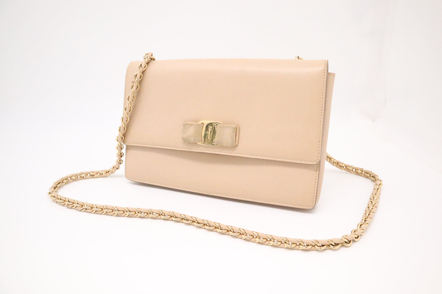 Ferragamo Handbag in Tan Leather