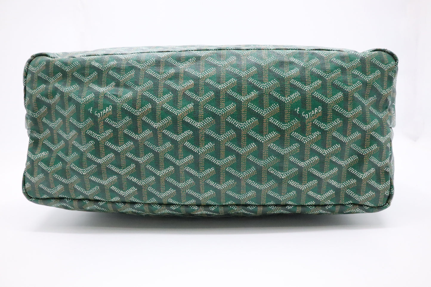 Goyard Saint Louis PM in Green Goyardine Canvas