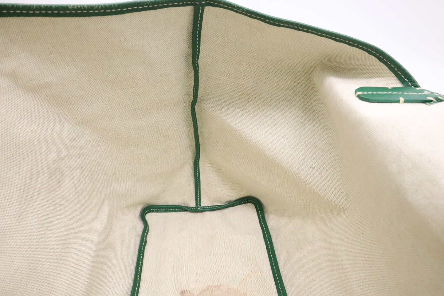 Goyard Saint Louis PM in Green Goyardine Canvas