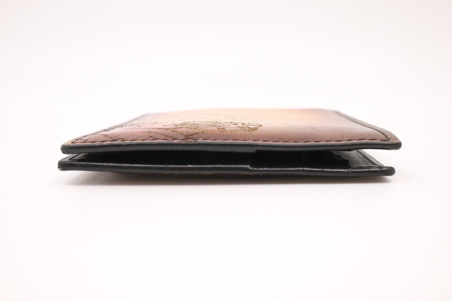 Berluti Figure Scritto Bifold Wallet in Jungle Green Leather