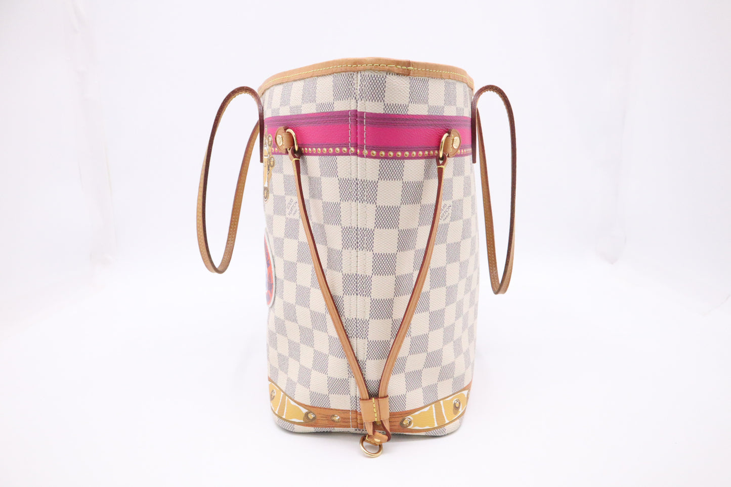 Louis Vuitton Neverfull MM in Hawaii Summer Trunks Damier Azur Canvas