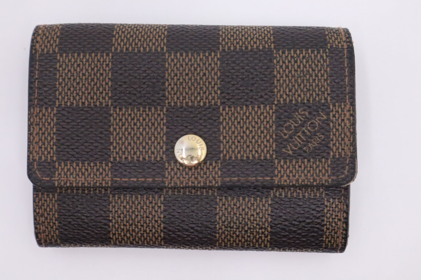Louis Vuitton Coin Case in Damier Ebene Canvas