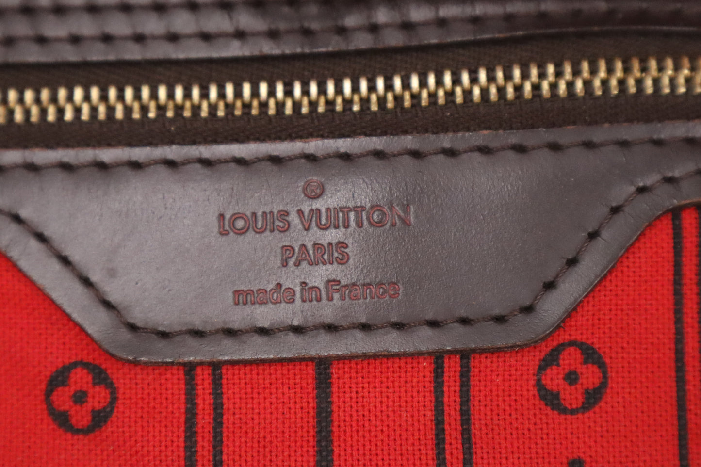 Louis Vuitton Neverfull MM in Damier Ebene Canvas