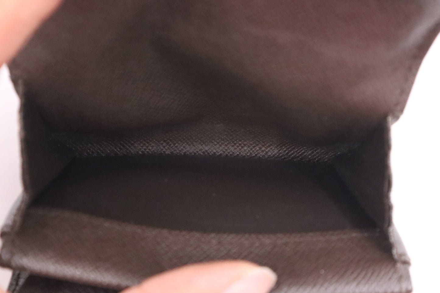 Louis Vuitton Coin Case in Damier Ebene Canvas