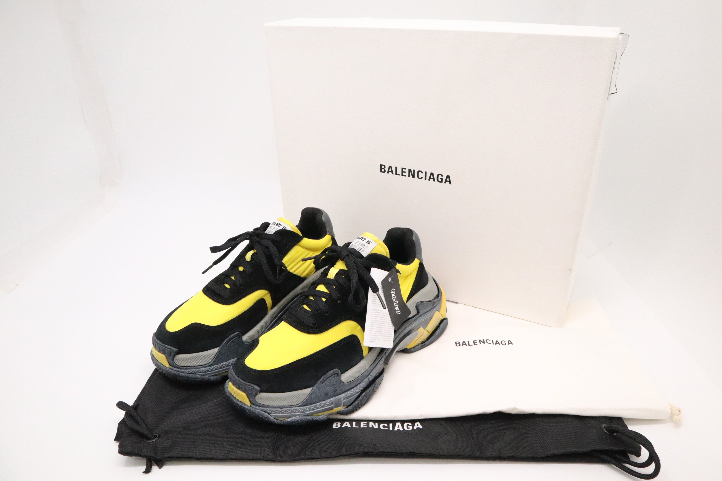 Balenciaga yellow black online