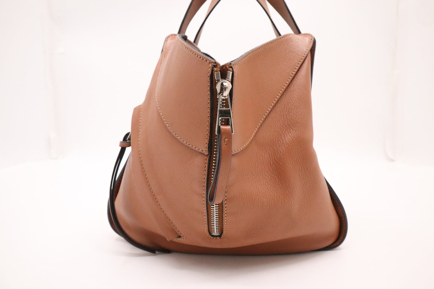 LOEWE Small Hammock Bag in Brown Leather