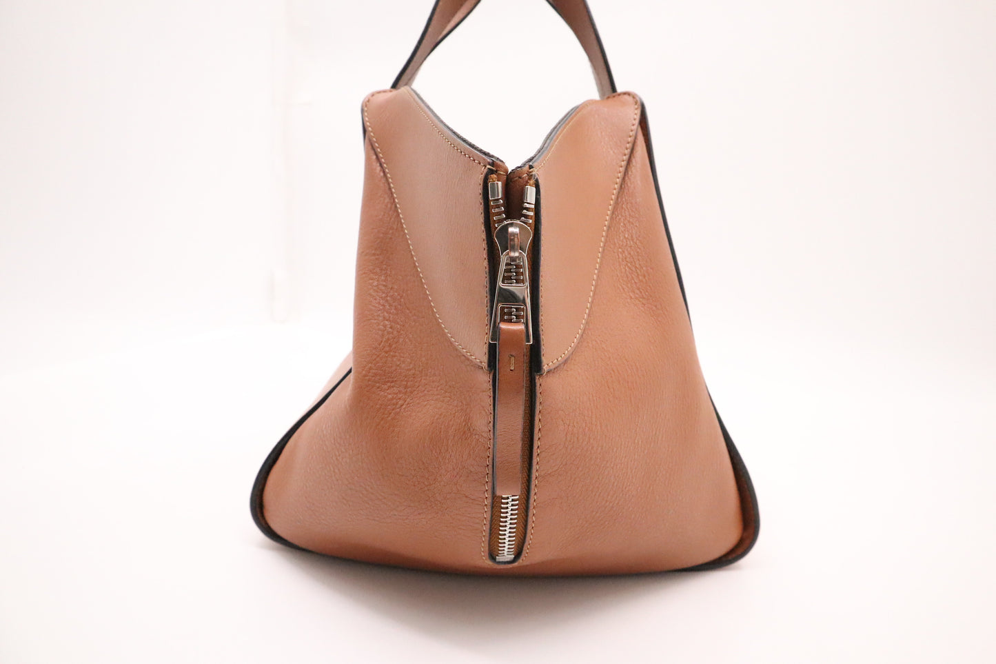 LOEWE Small Hammock Bag in Brown Leather