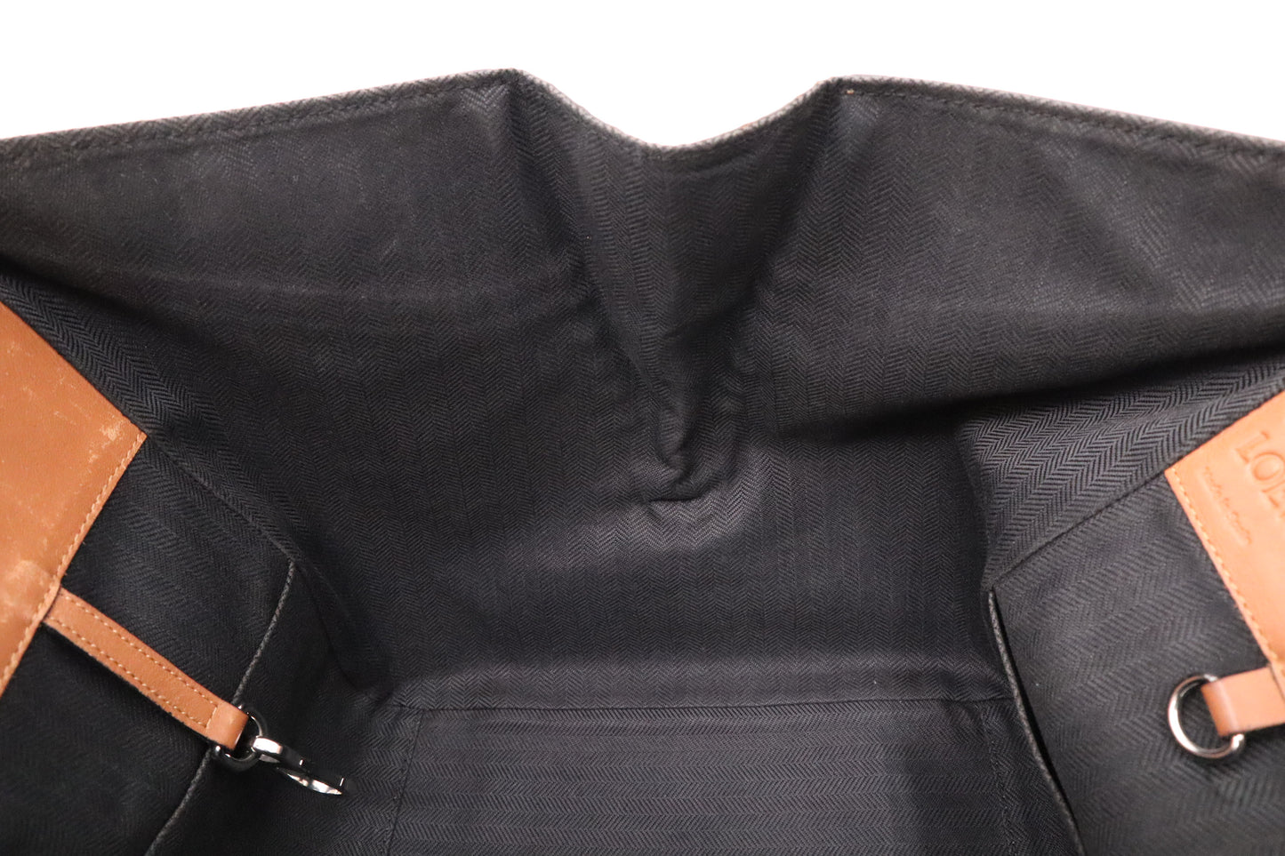 LOEWE Small Hammock Bag in Brown Leather