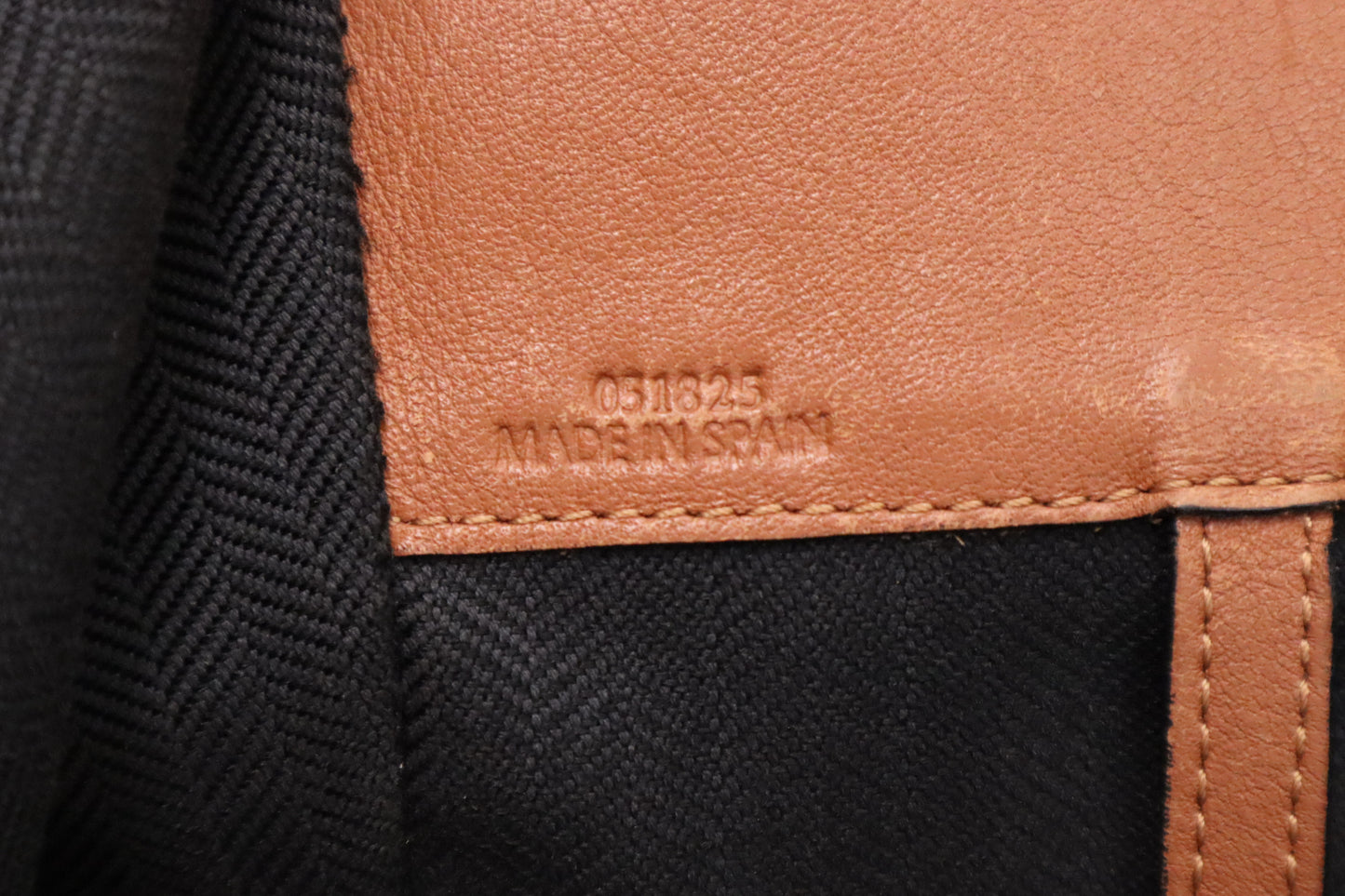 LOEWE Small Hammock Bag in Brown Leather