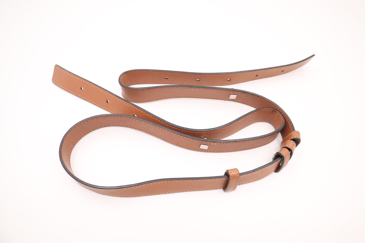 LOEWE Small Hammock Bag in Brown Leather
