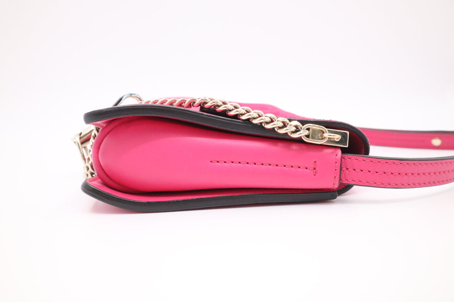 Chloe Faye Shoulder Bag in Pink Leather