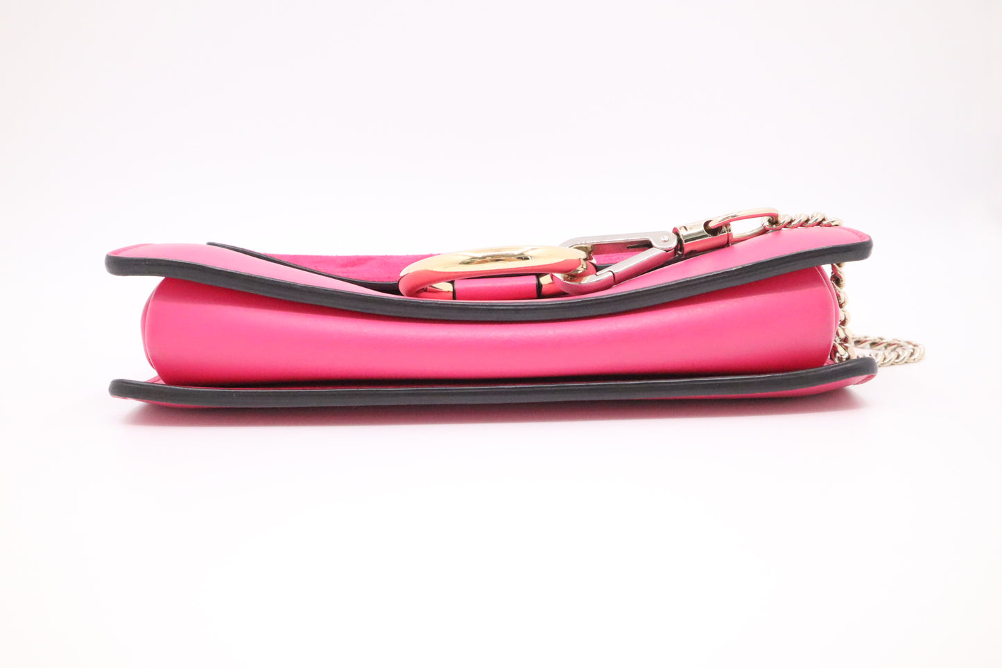 Chloe Faye Shoulder Bag in Pink Leather