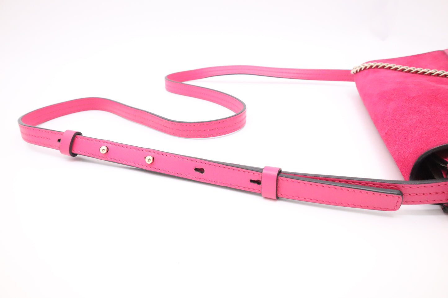 Chloe Faye Shoulder Bag in Pink Leather