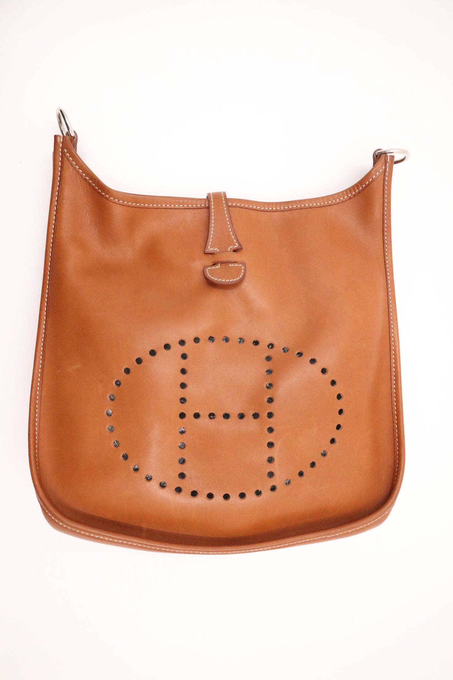 Hermes Evelyne PM in Brown Leather